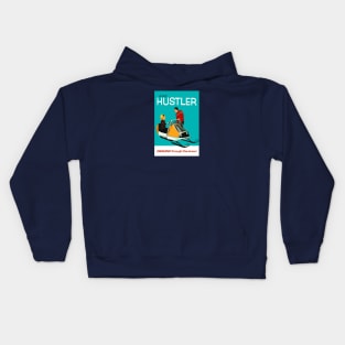 Hustler Snowmobile Kids Hoodie